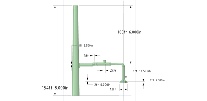 Plant Breeching System - Actual Dimensions Shown