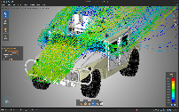 External Flow around a military vehicle